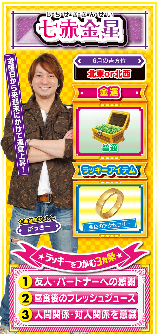 七赤金星占い結果