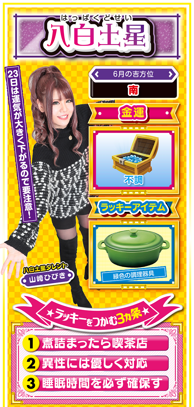 八白土星占い結果