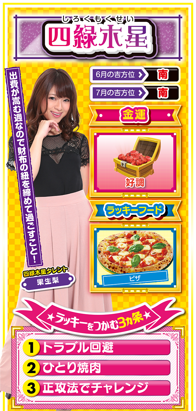 四緑木星占い結果