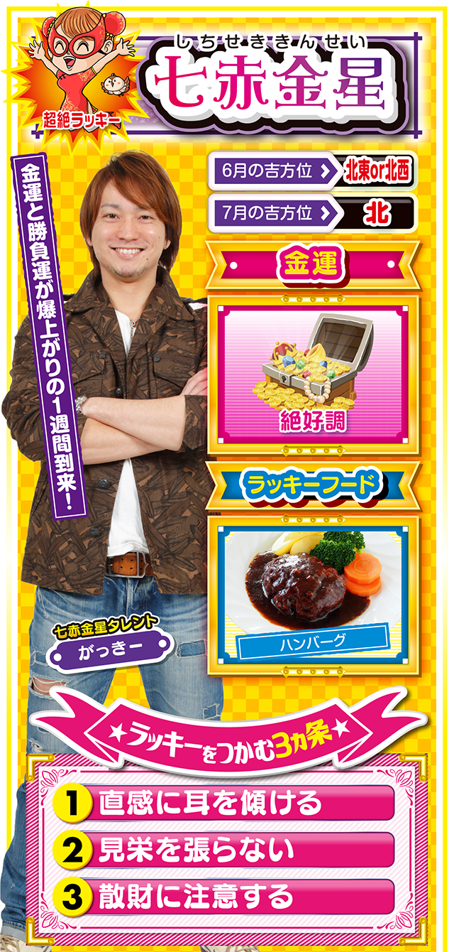 七赤金星占い結果