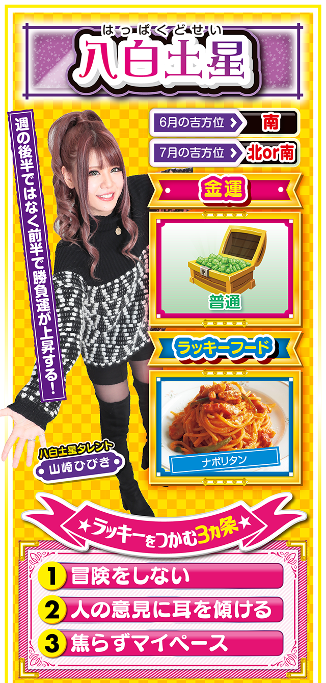 八白土星占い結果