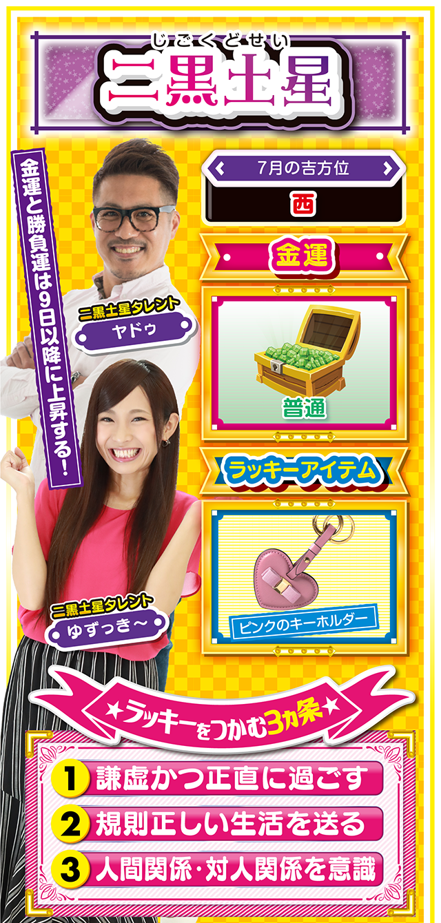 二黒土星占い結果