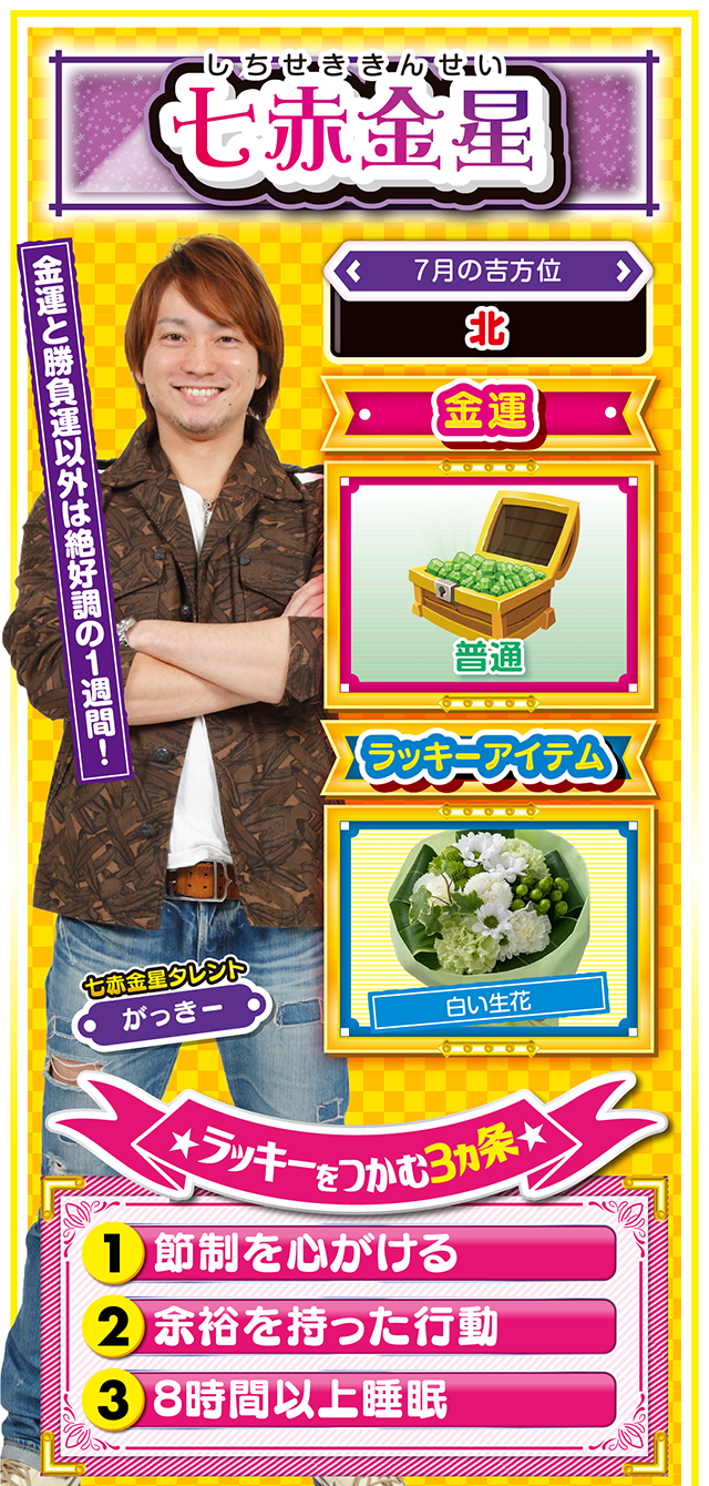 七赤金星占い結果