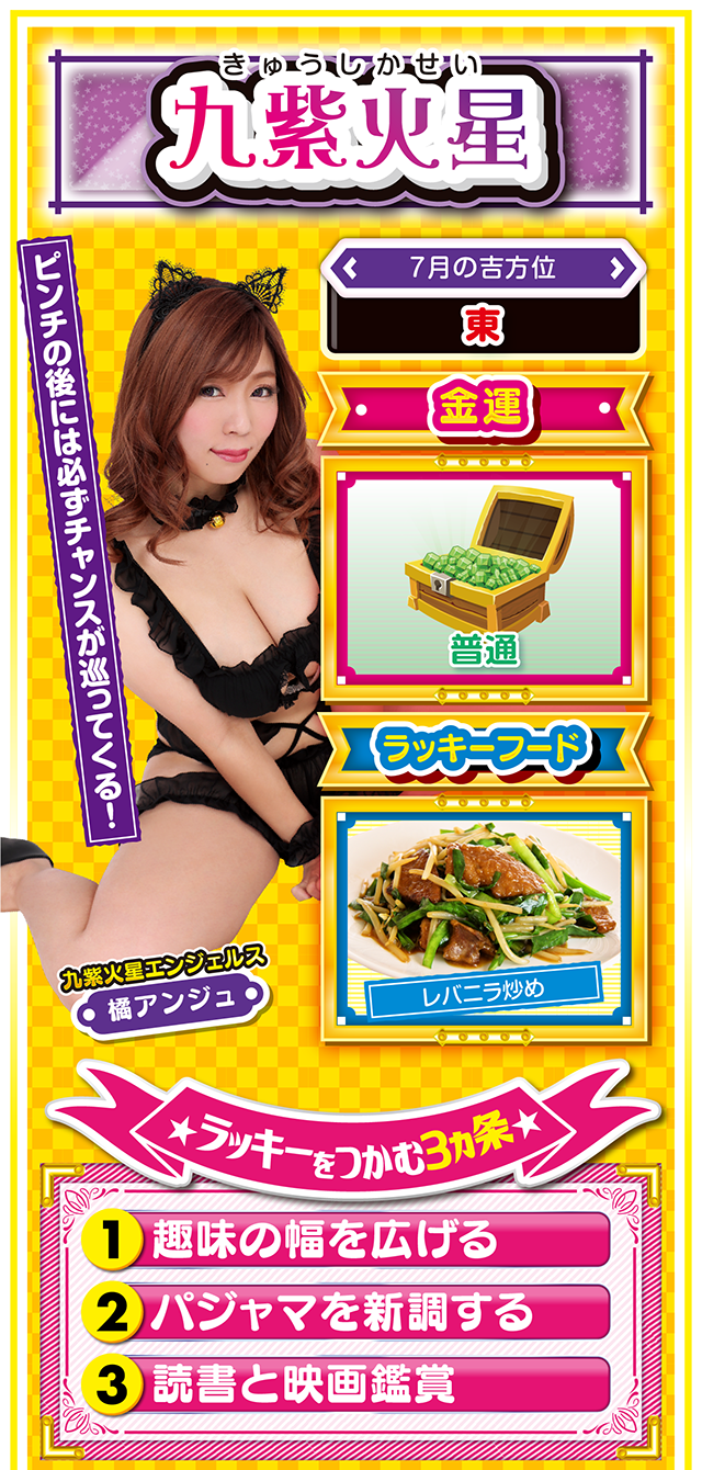 九紫火星占い結果