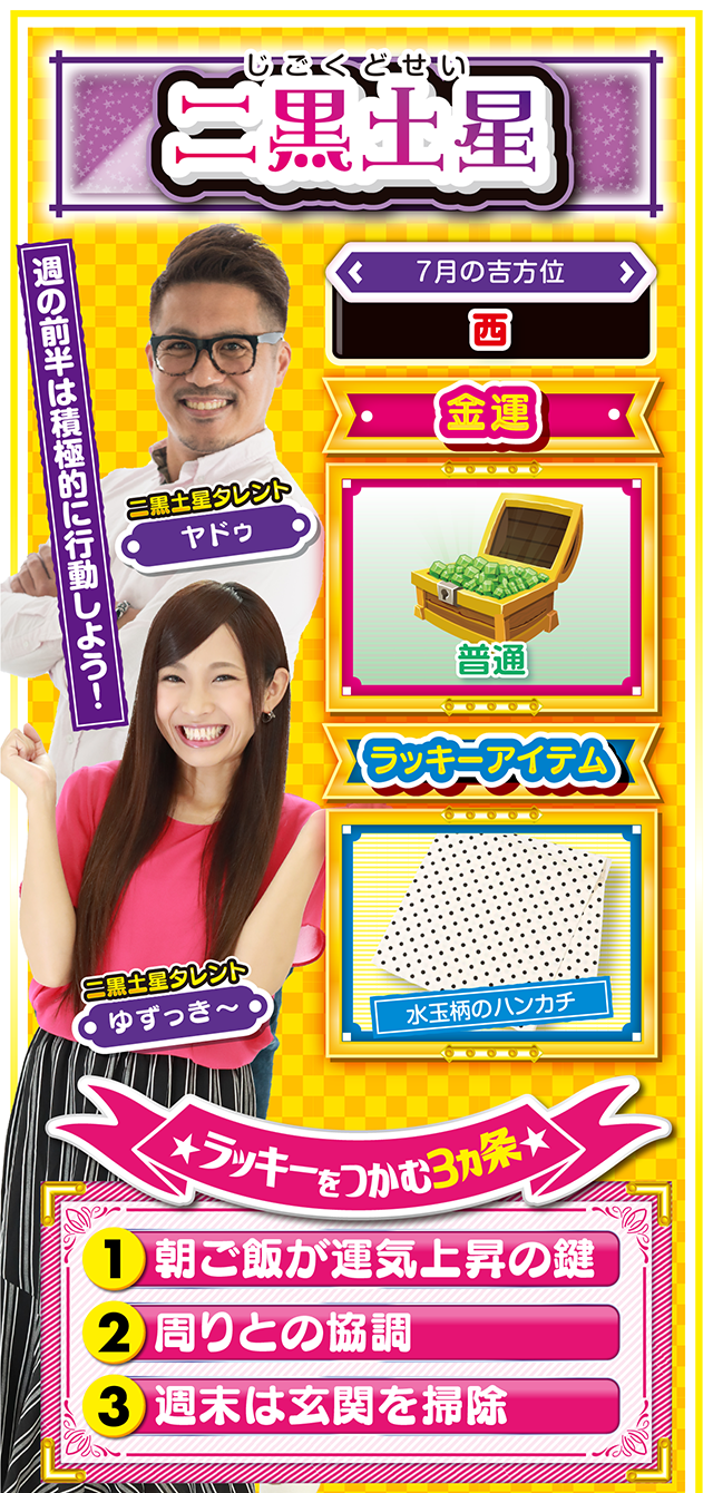 二黒土星占い結果