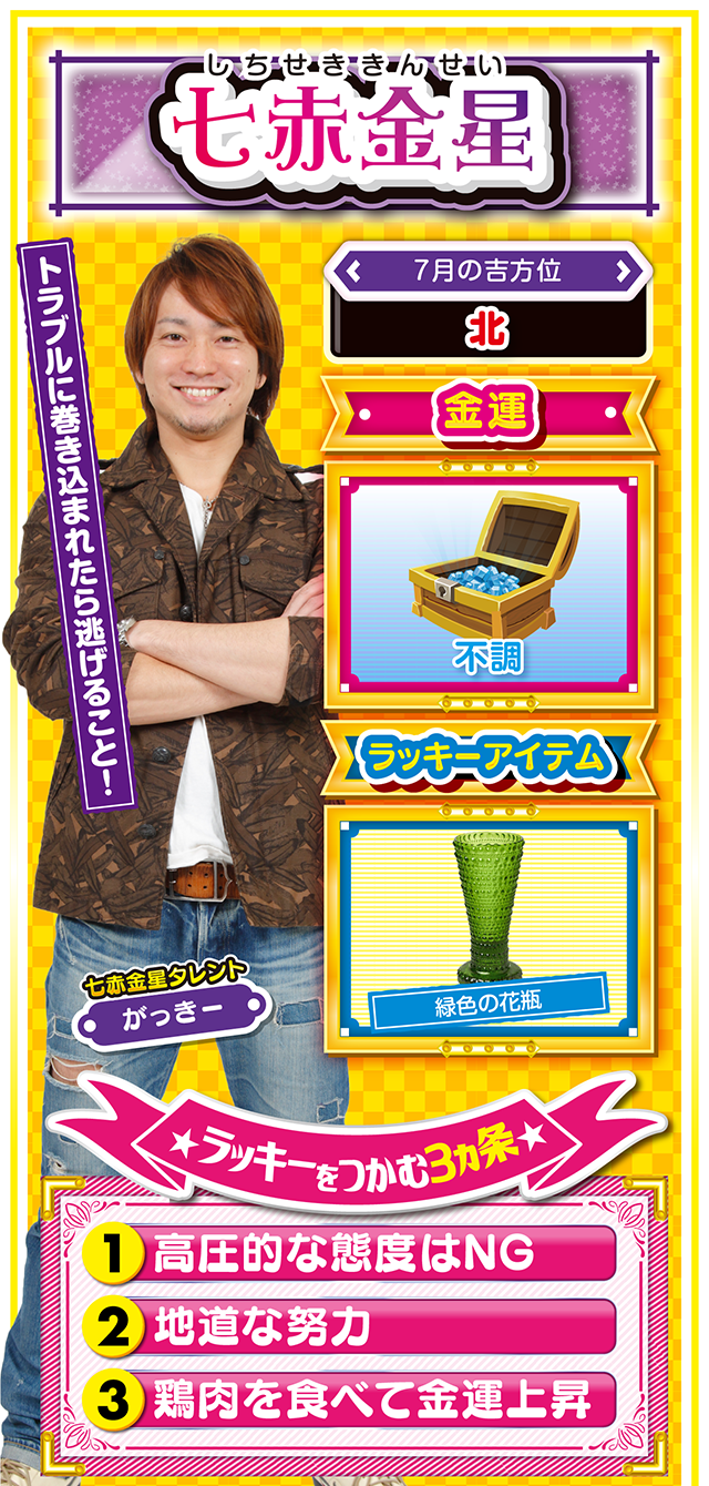 七赤金星占い結果