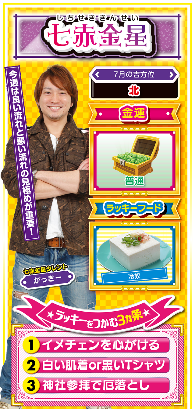 七赤金星占い結果