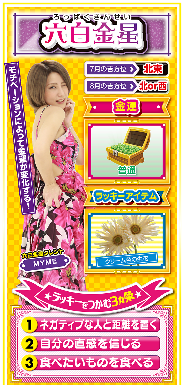 六白金星占い結果