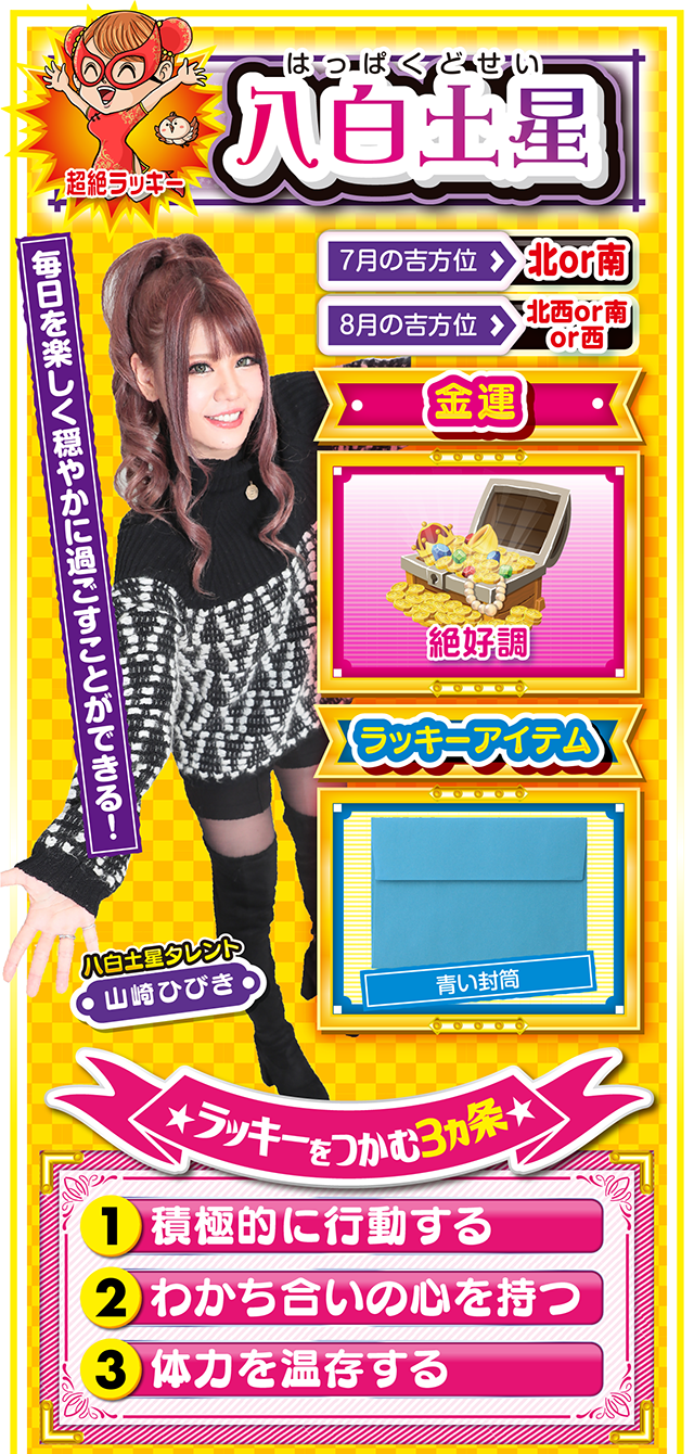 八白土星占い結果