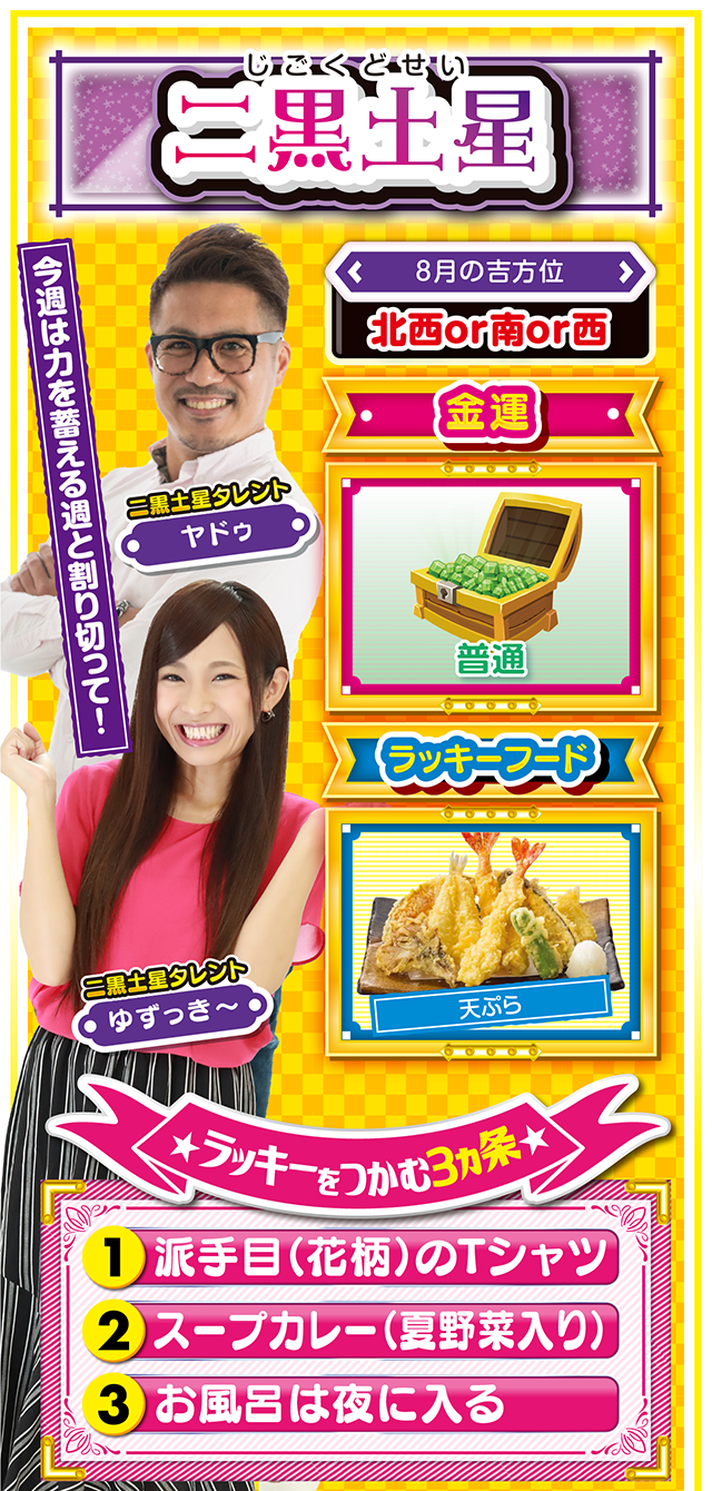 二黒土星占い結果