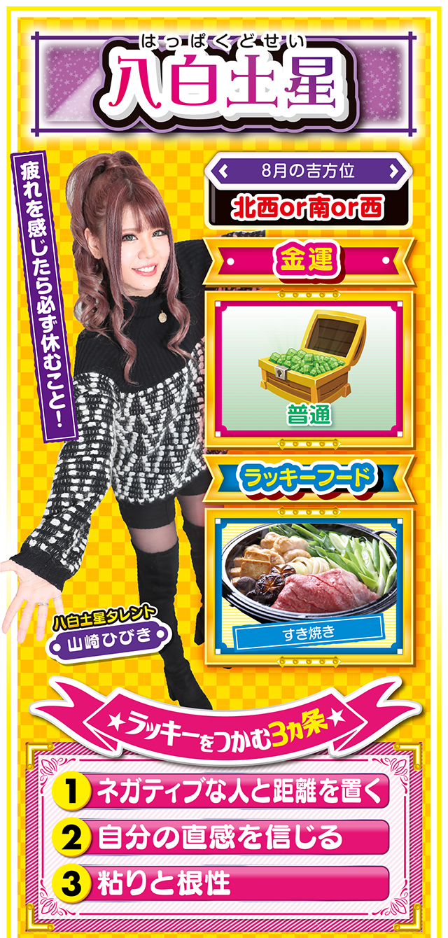 八白土星占い結果