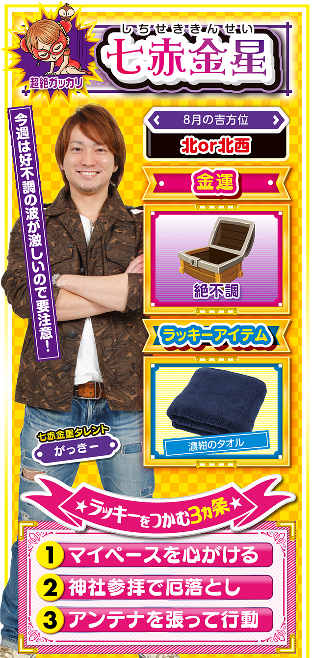 七赤金星占い結果