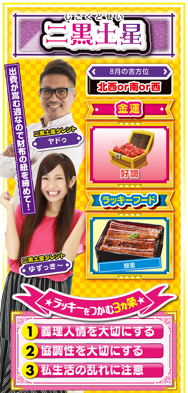 二黒土星占い結果