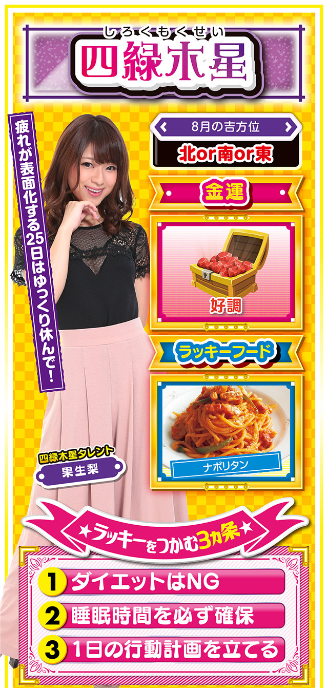 四緑木星占い結果