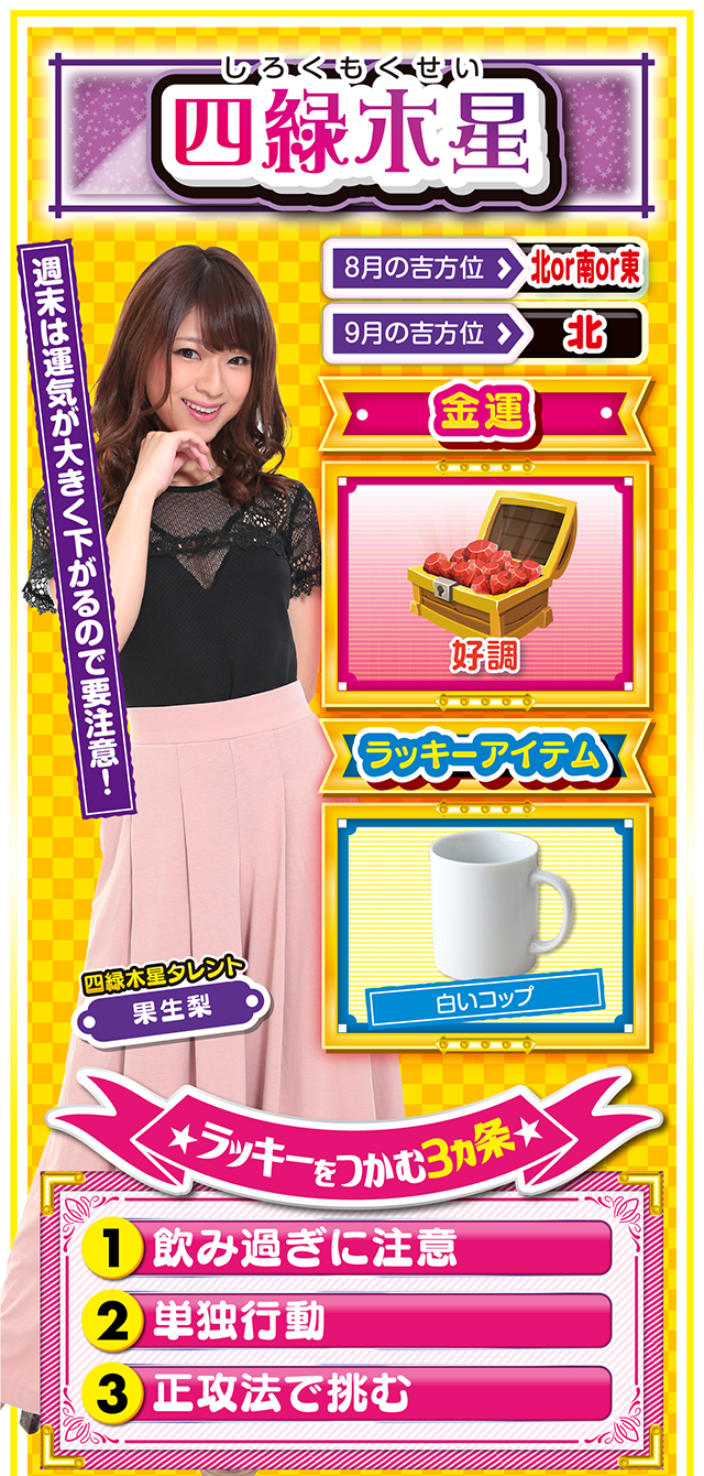 四緑木星占い結果