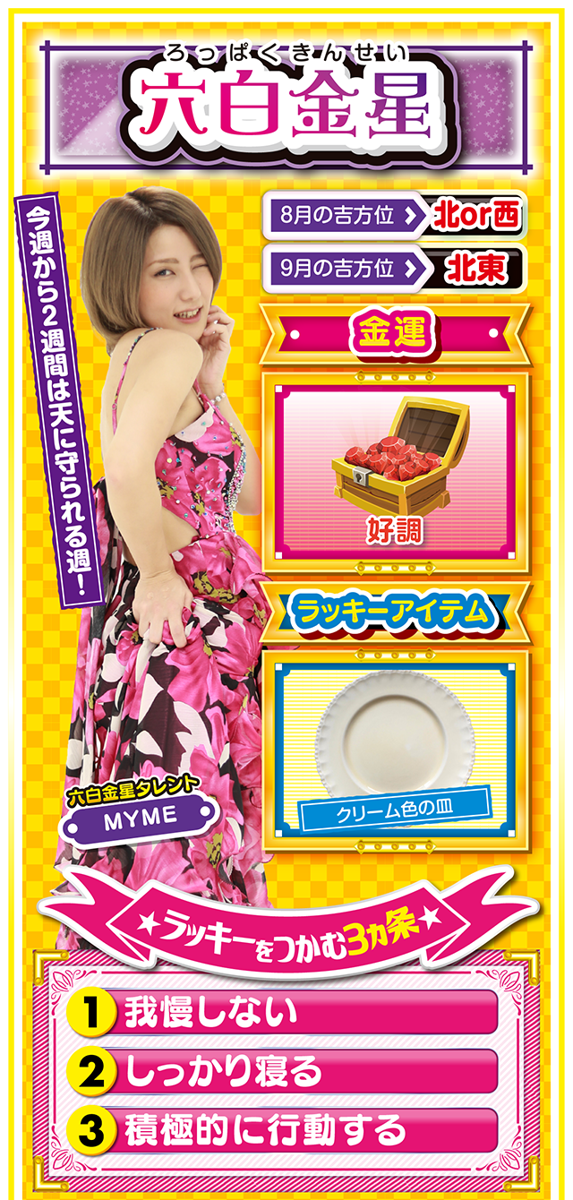 六白金星占い結果