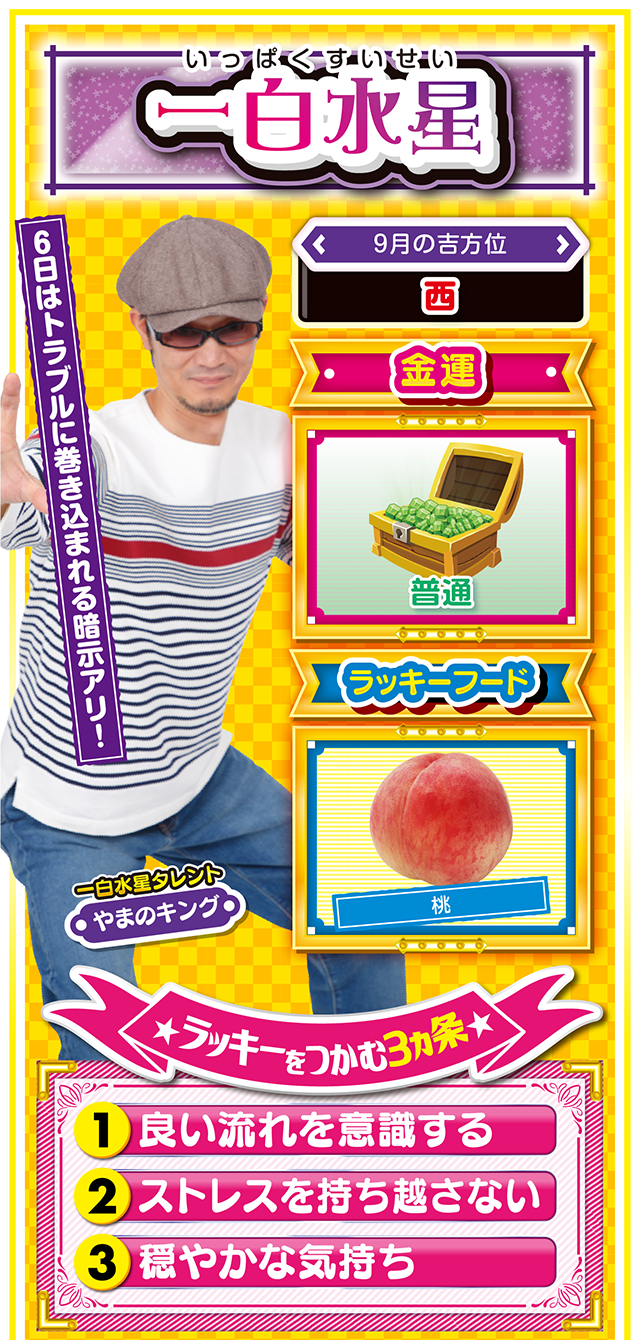 一白水星占い結果