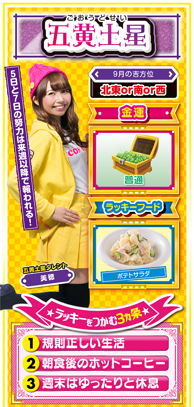 五黄土星占い結果