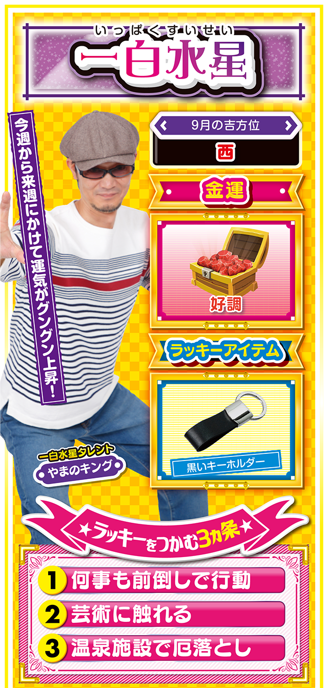 一白水星占い結果