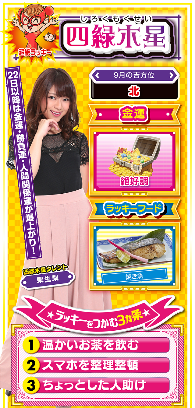 四緑木星占い結果