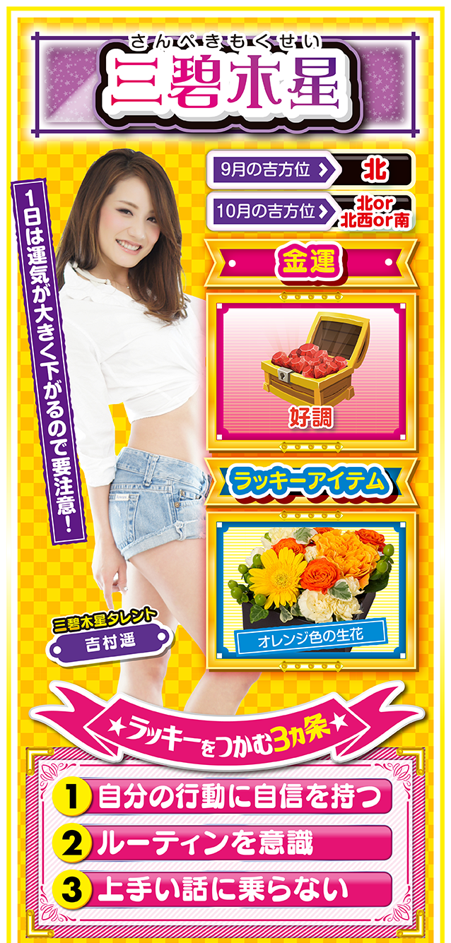 三碧木星占い結果