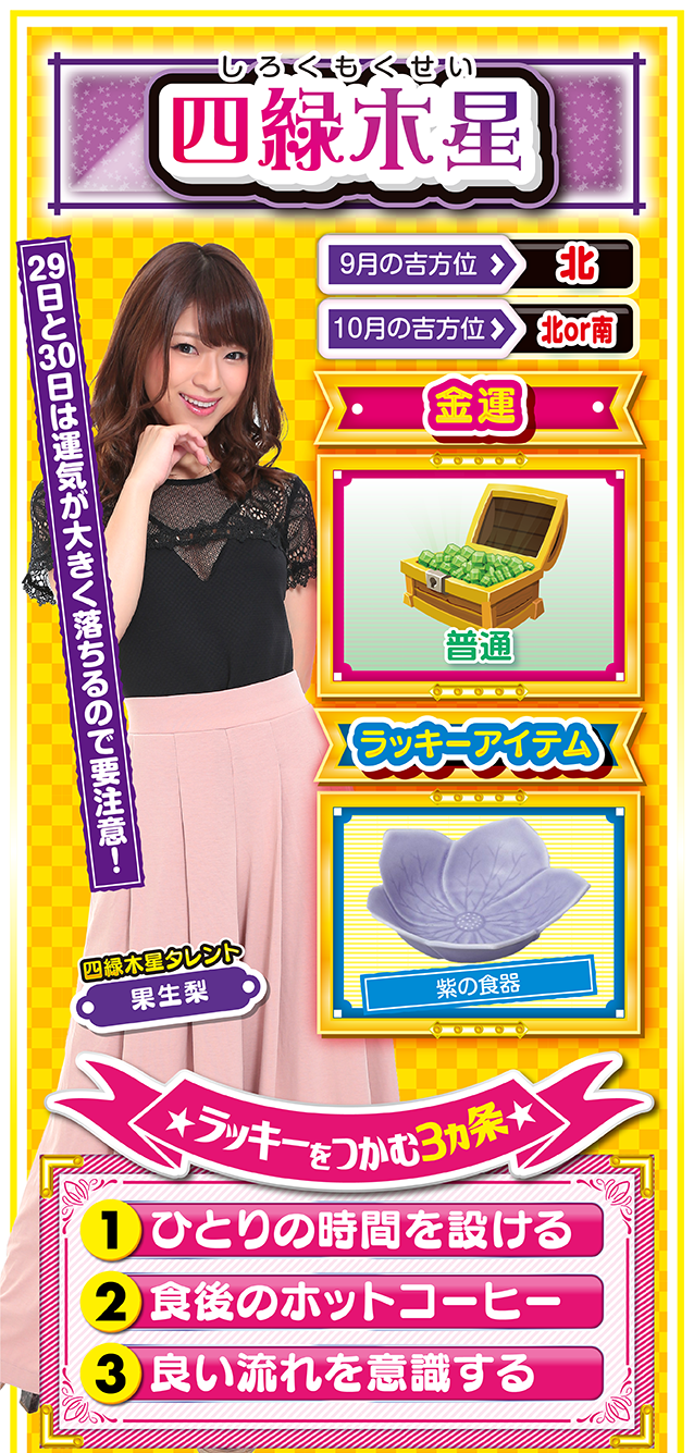 四緑木星占い結果