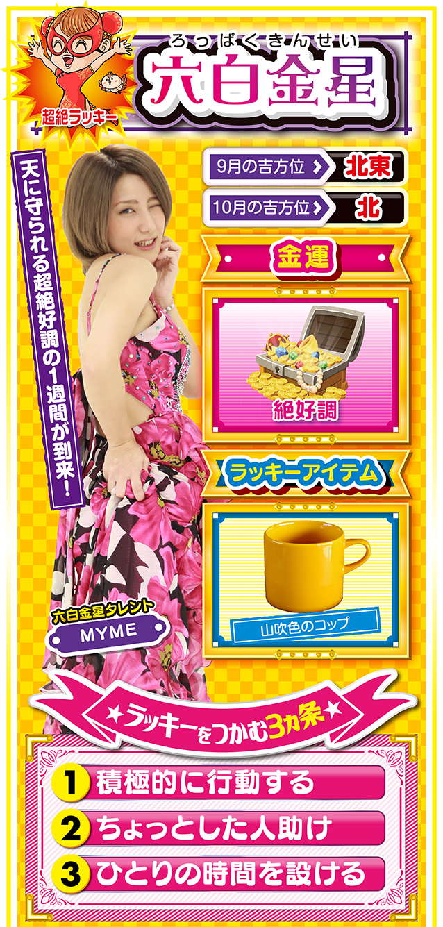 六白金星占い結果