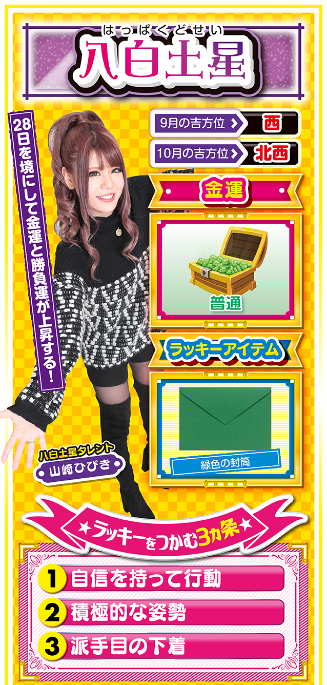 八白土星占い結果