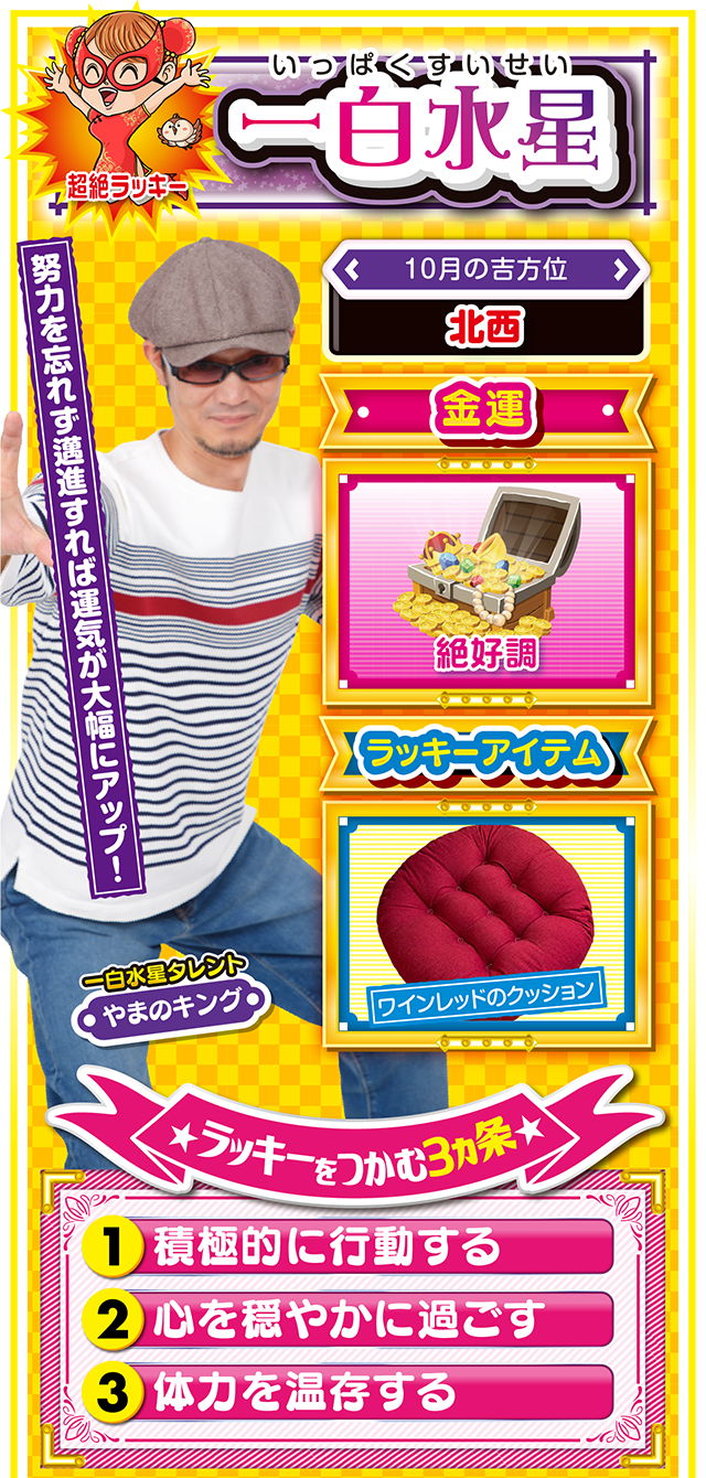一白水星占い結果