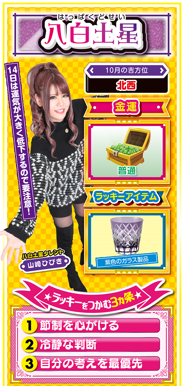 八白土星占い結果