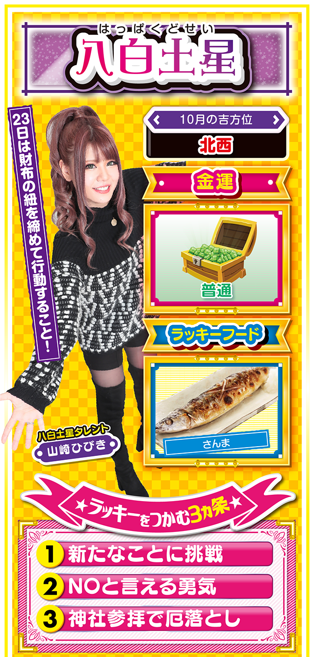 八白土星占い結果