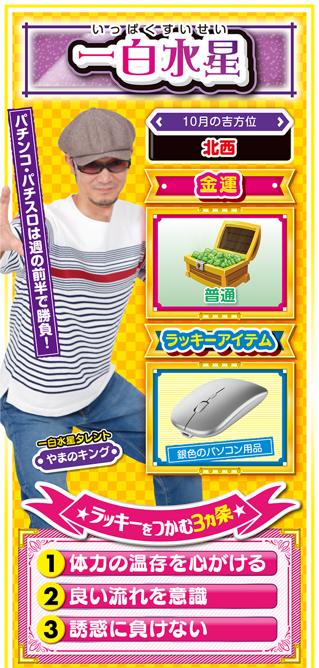 一白水星占い結果