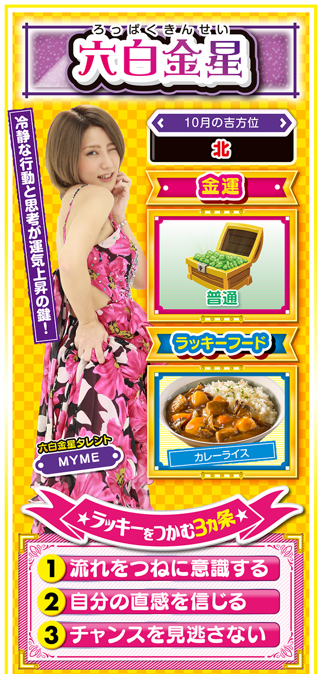 六白金星占い結果