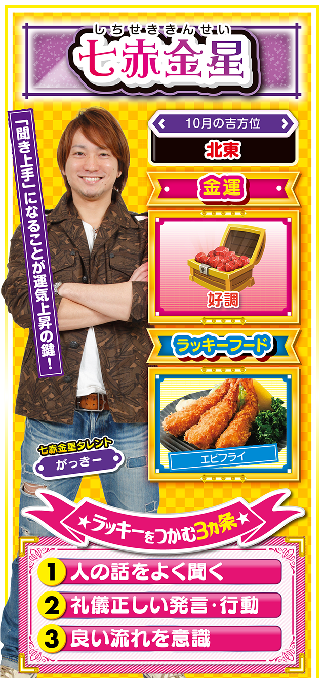 七赤金星占い結果