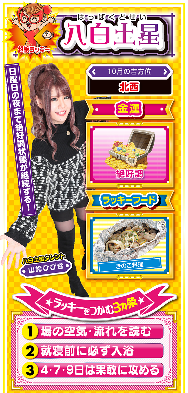 八白土星占い結果