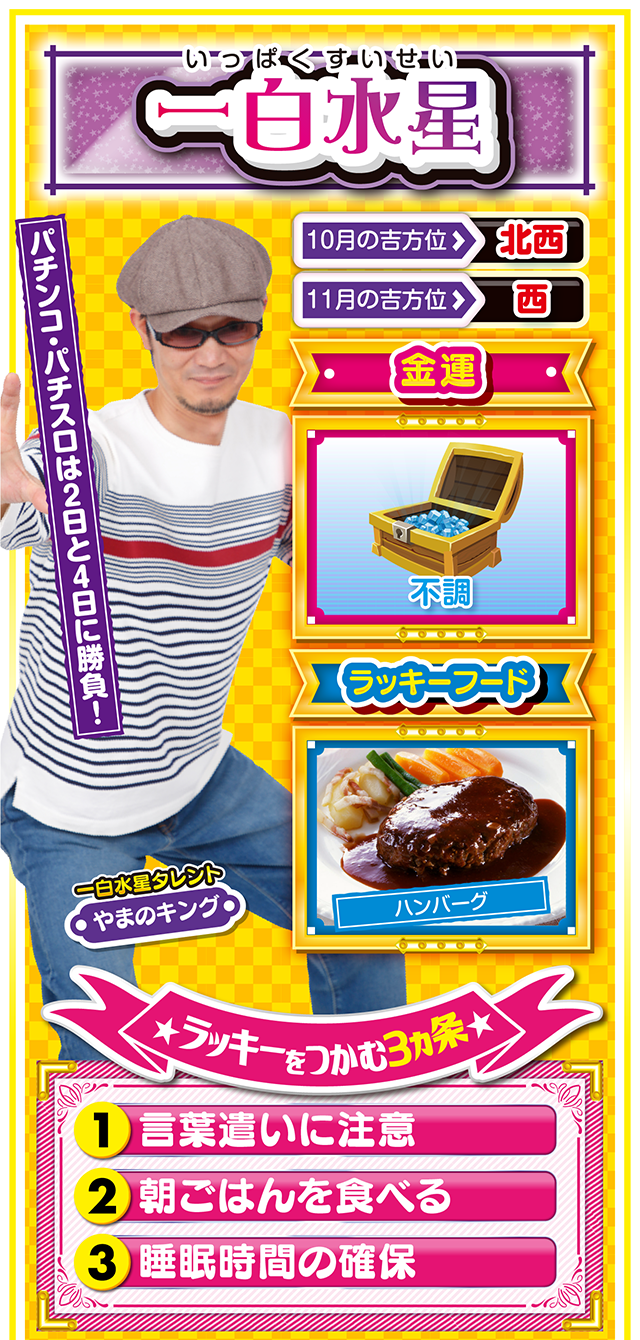 一白水星占い結果