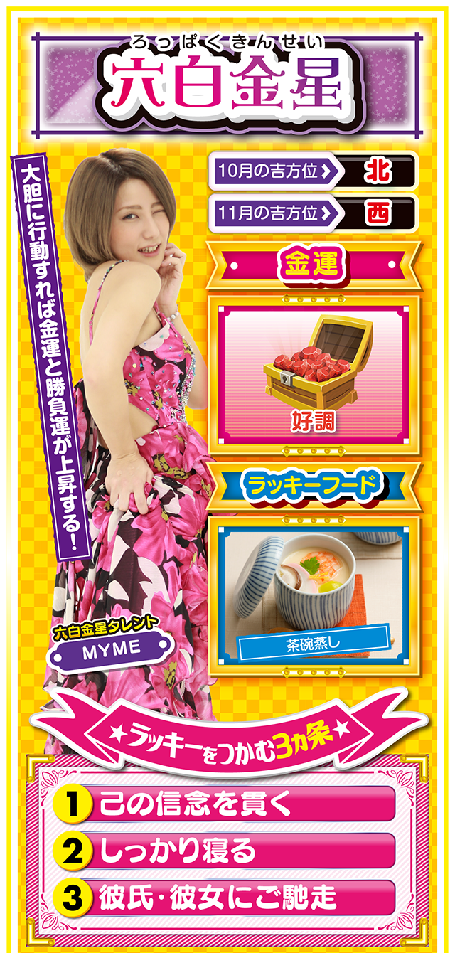 六白金星占い結果