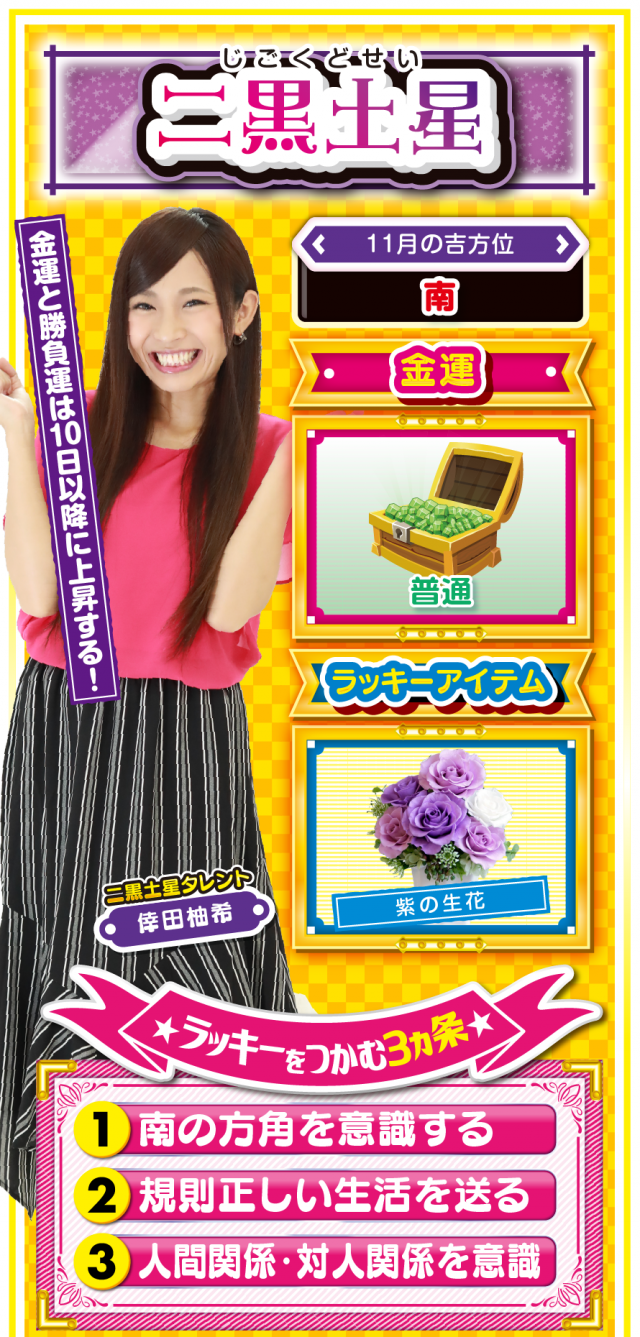 二黒土星占い結果