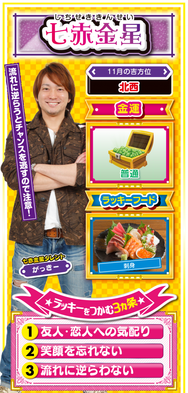 七赤金星占い結果