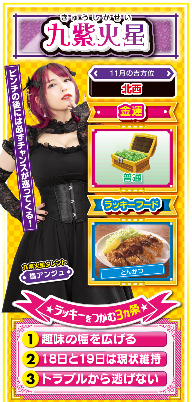 九紫火星占い結果