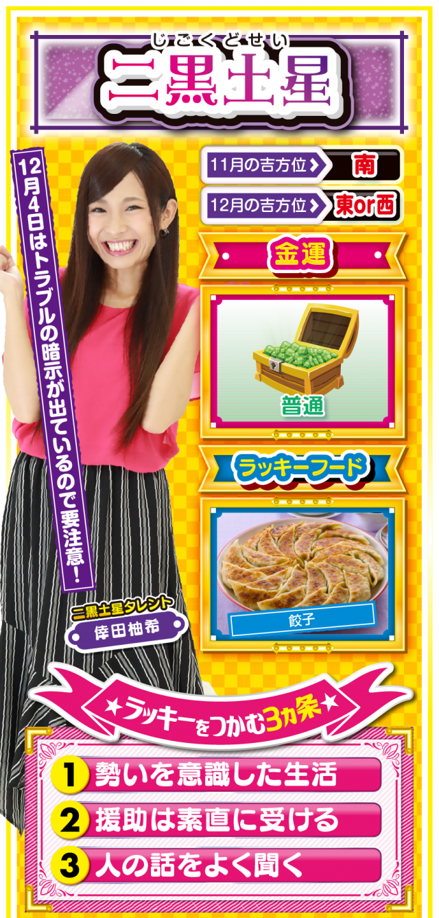 二黒土星占い結果