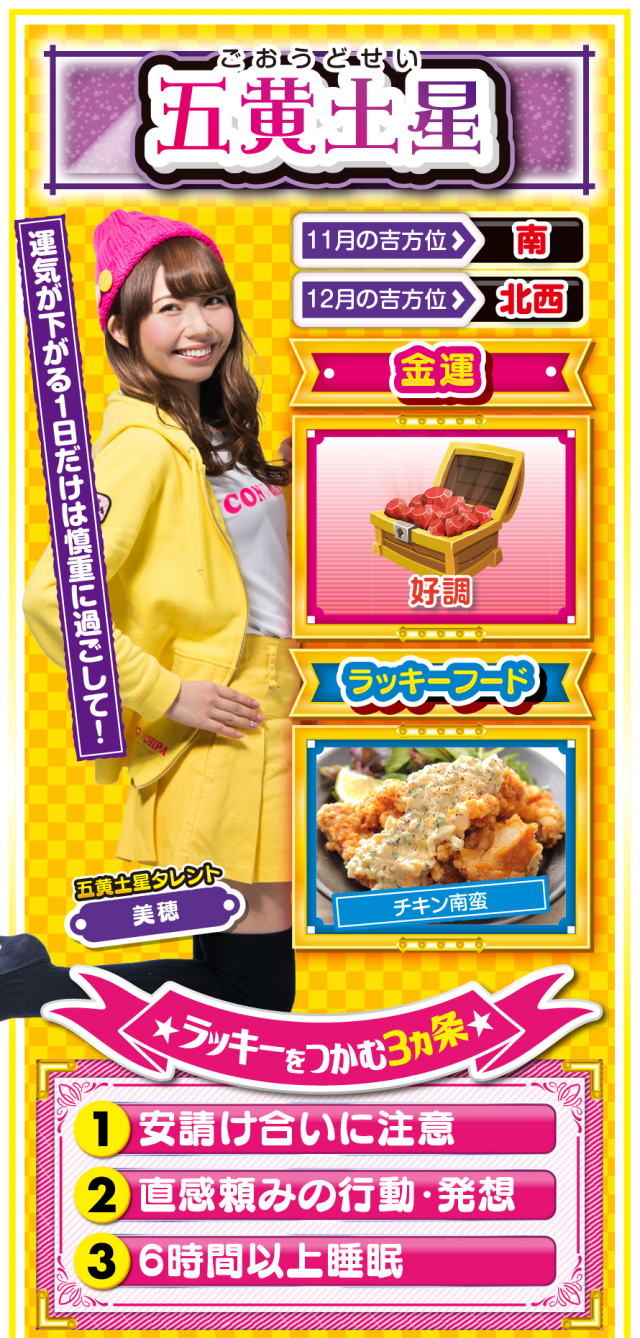 五黄土星占い結果