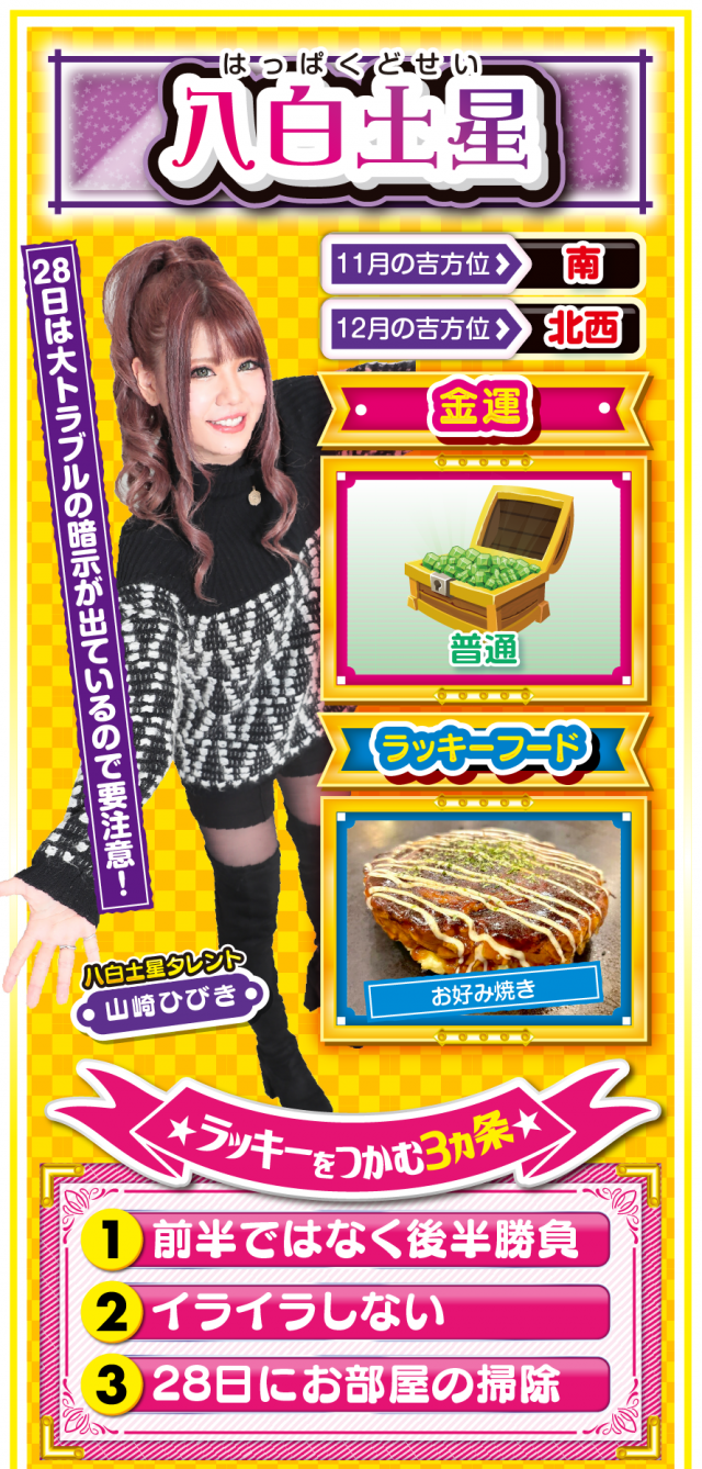 八白土星占い結果