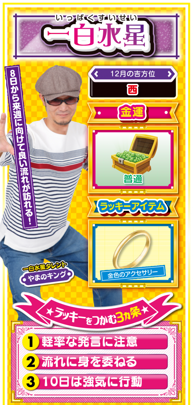 一白水星占い結果