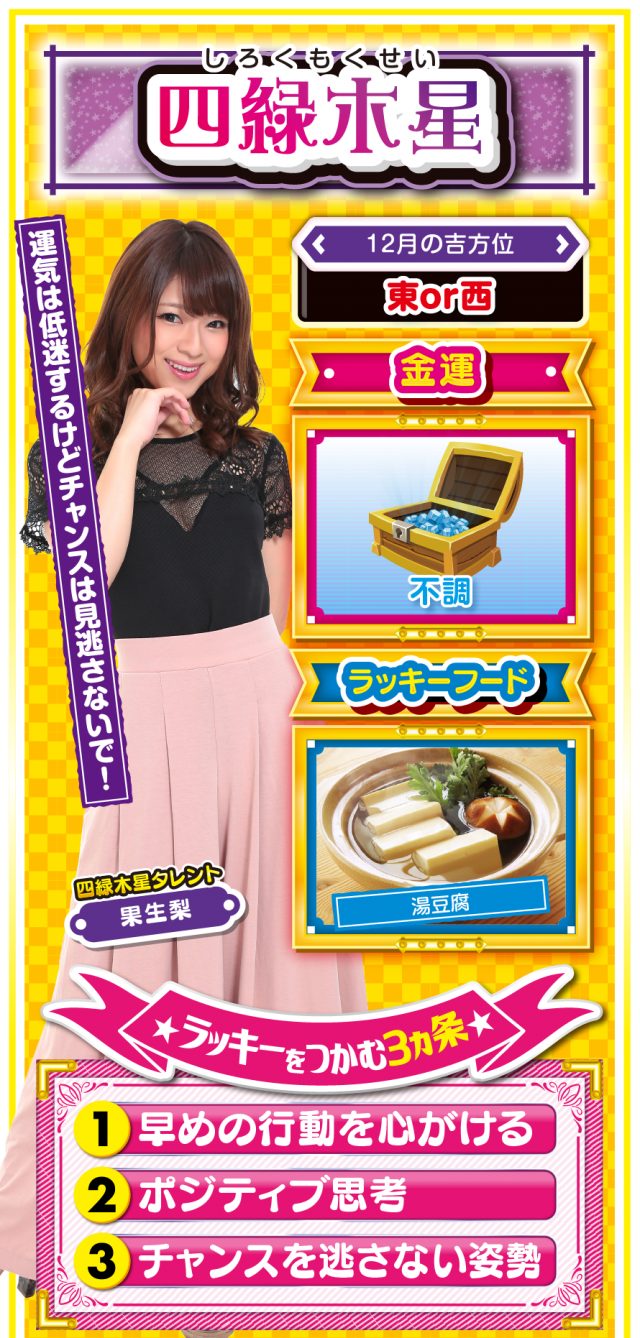 四緑木星占い結果