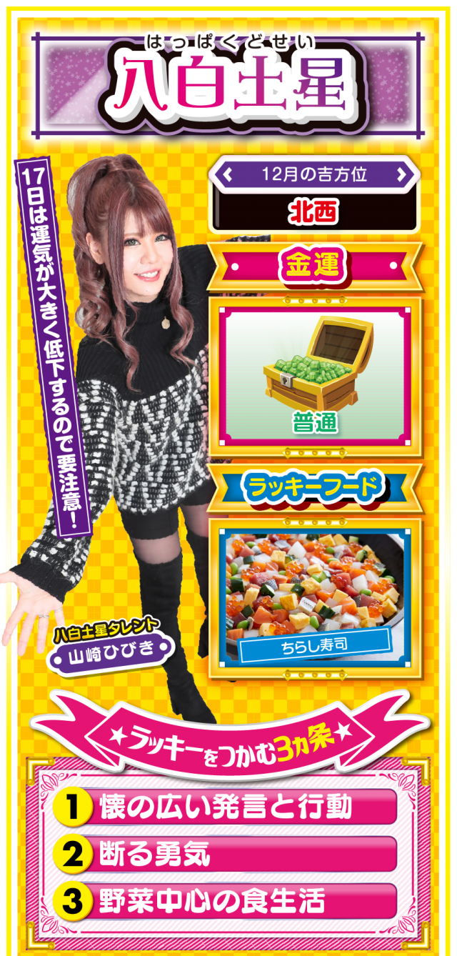 八白土星占い結果