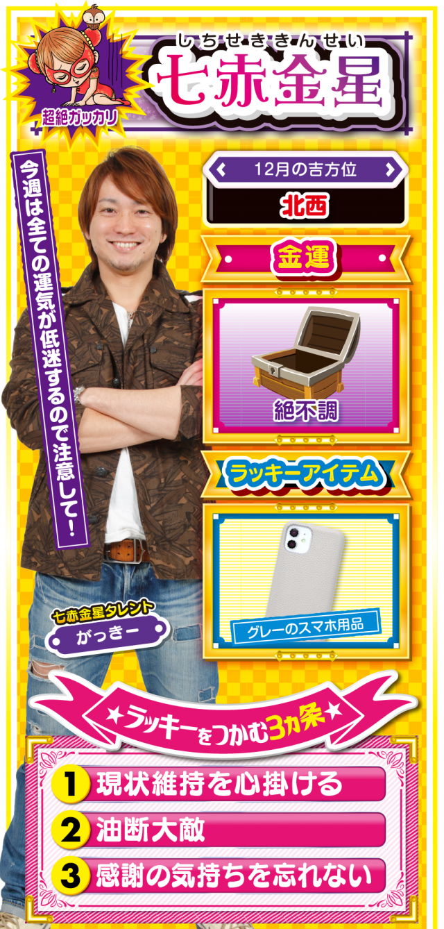 七赤金星占い結果