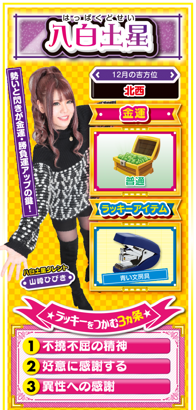 八白土星占い結果