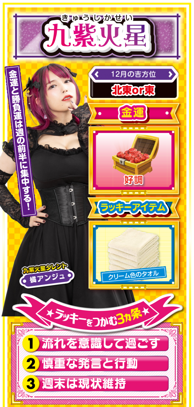 九紫火星占い結果