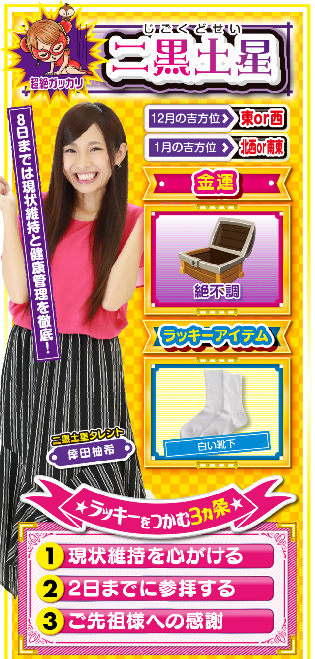 二黒土星占い結果